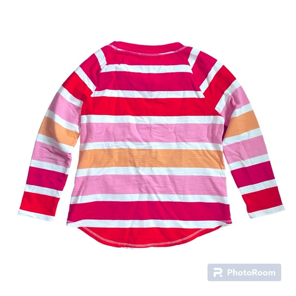 🆕 T by Talbots Lp PETITE Large UPF 50 Stretchy Knit Textured Stripe Top - Picture 5 of 6